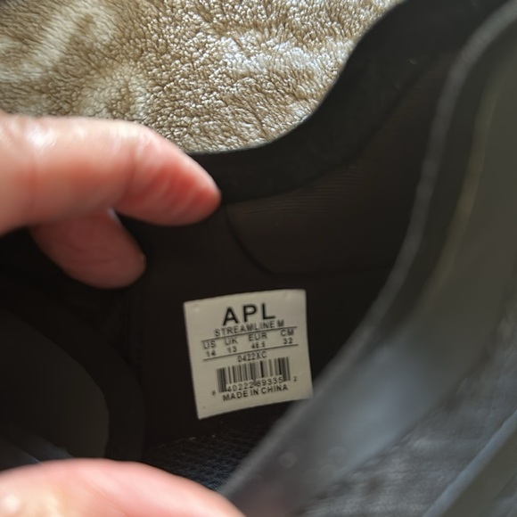 APL men’s Streamline black/white/marble size 14 - Picture 9 of 15